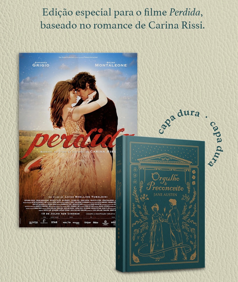 Design Criativo da Capa de Orgulho e Preconceito, image size:819x968